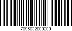 Código de barras (EAN, GTIN, SKU, ISBN): '7895032003203'