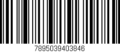 Código de barras (EAN, GTIN, SKU, ISBN): '7895039403846'