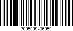 Código de barras (EAN, GTIN, SKU, ISBN): '7895039406359'
