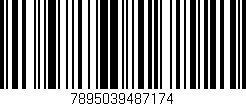 Código de barras (EAN, GTIN, SKU, ISBN): '7895039487174'