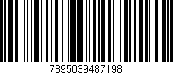 Código de barras (EAN, GTIN, SKU, ISBN): '7895039487198'