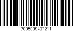 Código de barras (EAN, GTIN, SKU, ISBN): '7895039487211'