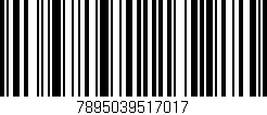 Código de barras (EAN, GTIN, SKU, ISBN): '7895039517017'