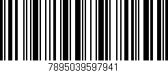 Código de barras (EAN, GTIN, SKU, ISBN): '7895039597941'