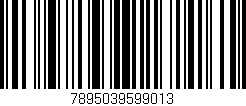 Código de barras (EAN, GTIN, SKU, ISBN): '7895039599013'