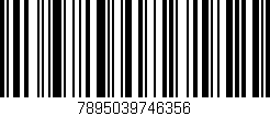 Código de barras (EAN, GTIN, SKU, ISBN): '7895039746356'