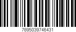 Código de barras (EAN, GTIN, SKU, ISBN): '7895039746431'