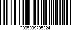 Código de barras (EAN, GTIN, SKU, ISBN): '7895039785324'