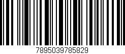 Código de barras (EAN, GTIN, SKU, ISBN): '7895039785829'