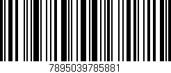 Código de barras (EAN, GTIN, SKU, ISBN): '7895039785881'
