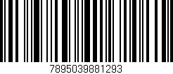 Código de barras (EAN, GTIN, SKU, ISBN): '7895039881293'