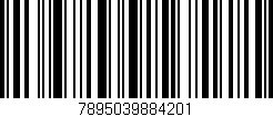 Código de barras (EAN, GTIN, SKU, ISBN): '7895039884201'
