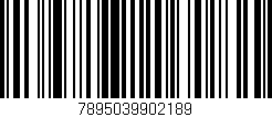 Código de barras (EAN, GTIN, SKU, ISBN): '7895039902189'