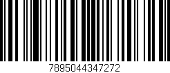 Código de barras (EAN, GTIN, SKU, ISBN): '7895044347272'