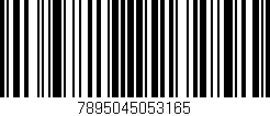 Código de barras (EAN, GTIN, SKU, ISBN): '7895045053165'