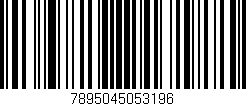 Código de barras (EAN, GTIN, SKU, ISBN): '7895045053196'