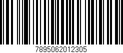Código de barras (EAN, GTIN, SKU, ISBN): '7895062012305'