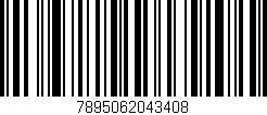 Código de barras (EAN, GTIN, SKU, ISBN): '7895062043408'