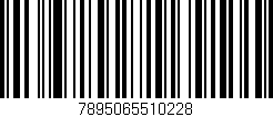 Código de barras (EAN, GTIN, SKU, ISBN): '7895065510228'