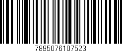 Código de barras (EAN, GTIN, SKU, ISBN): '7895076107523'