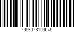 Código de barras (EAN, GTIN, SKU, ISBN): '7895076108049'