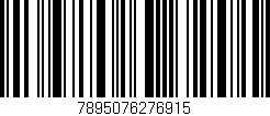 Código de barras (EAN, GTIN, SKU, ISBN): '7895076276915'