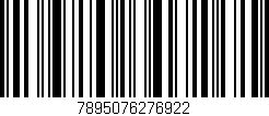 Código de barras (EAN, GTIN, SKU, ISBN): '7895076276922'