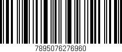 Código de barras (EAN, GTIN, SKU, ISBN): '7895076276960'
