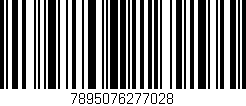 Código de barras (EAN, GTIN, SKU, ISBN): '7895076277028'