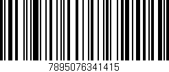 Código de barras (EAN, GTIN, SKU, ISBN): '7895076341415'