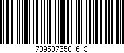 Código de barras (EAN, GTIN, SKU, ISBN): '7895076581613'