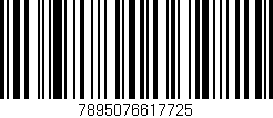 Código de barras (EAN, GTIN, SKU, ISBN): '7895076617725'