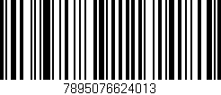 Código de barras (EAN, GTIN, SKU, ISBN): '7895076624013'