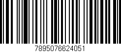 Código de barras (EAN, GTIN, SKU, ISBN): '7895076624051'