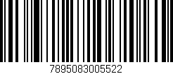 Código de barras (EAN, GTIN, SKU, ISBN): '7895083005522'