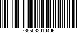 Código de barras (EAN, GTIN, SKU, ISBN): '7895083010496'