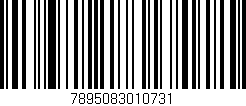 Código de barras (EAN, GTIN, SKU, ISBN): '7895083010731'