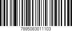 Código de barras (EAN, GTIN, SKU, ISBN): '7895083011103'