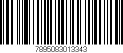 Código de barras (EAN, GTIN, SKU, ISBN): '7895083013343'