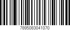 Código de barras (EAN, GTIN, SKU, ISBN): '7895083041070'