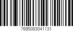 Código de barras (EAN, GTIN, SKU, ISBN): '7895083041131'