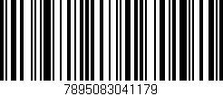 Código de barras (EAN, GTIN, SKU, ISBN): '7895083041179'