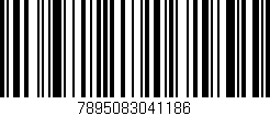 Código de barras (EAN, GTIN, SKU, ISBN): '7895083041186'