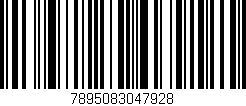 Código de barras (EAN, GTIN, SKU, ISBN): '7895083047928'