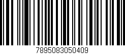 Código de barras (EAN, GTIN, SKU, ISBN): '7895083050409'