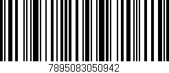 Código de barras (EAN, GTIN, SKU, ISBN): '7895083050942'