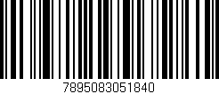 Código de barras (EAN, GTIN, SKU, ISBN): '7895083051840'