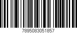 Código de barras (EAN, GTIN, SKU, ISBN): '7895083051857'