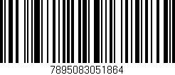 Código de barras (EAN, GTIN, SKU, ISBN): '7895083051864'