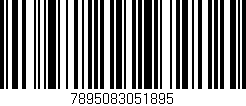 Código de barras (EAN, GTIN, SKU, ISBN): '7895083051895'